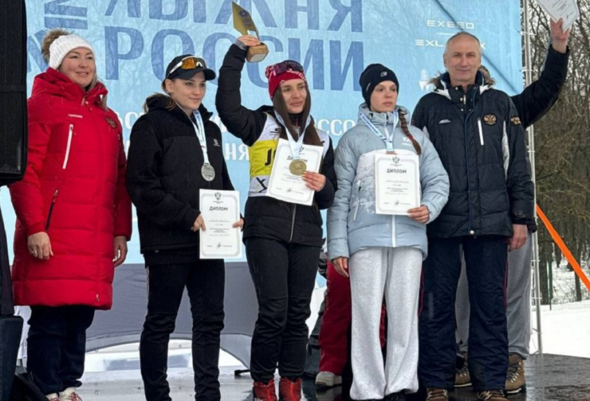 События НИУ «БелГУ» студенты белгородского госуниверситета отличились на «лыжне россии»